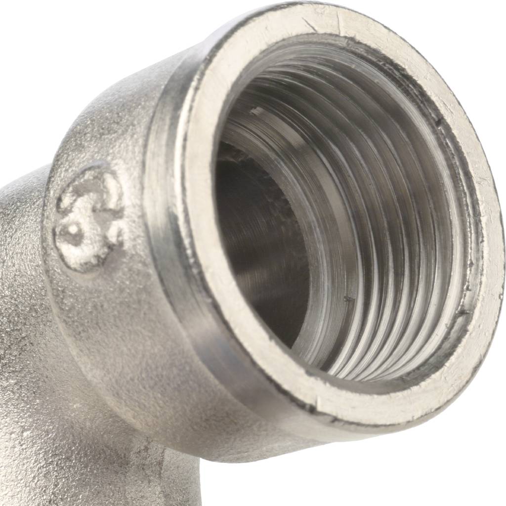 Угольник STOUT с упором НВ никелированный 3/4, SFT-0016-000034