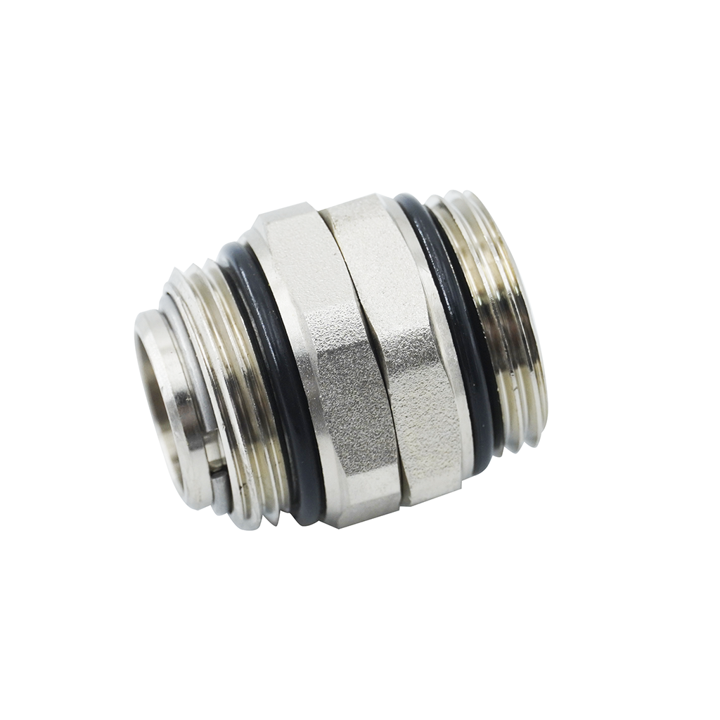 Насосно-смесительный узел ROMMER RDG-0120-008100 проходной с термоголовкой и перепускным клапаном, без насоса