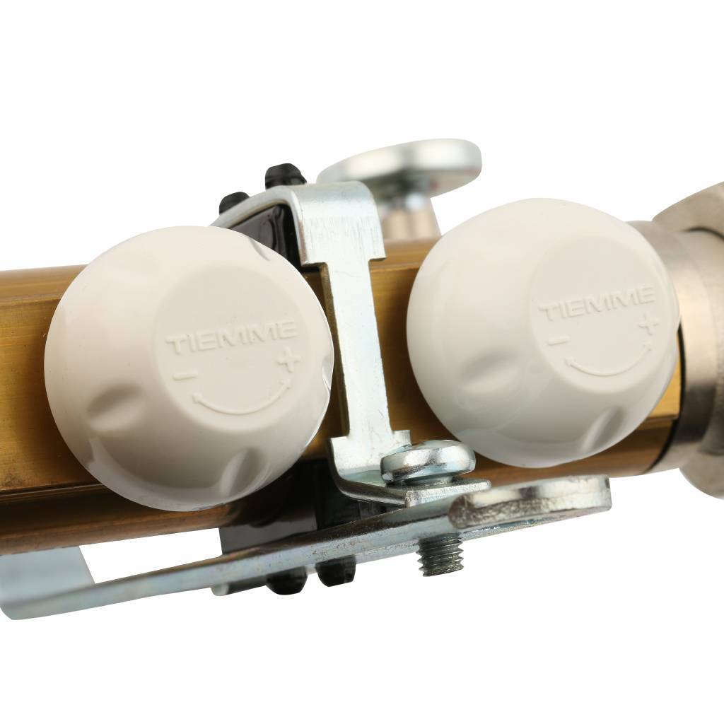 Коллекторная группа c регулировочными и термостатическими вентилями TIEMME 1 x3/4 ЕК 2 выхода, 3870160(3885G060502BY)