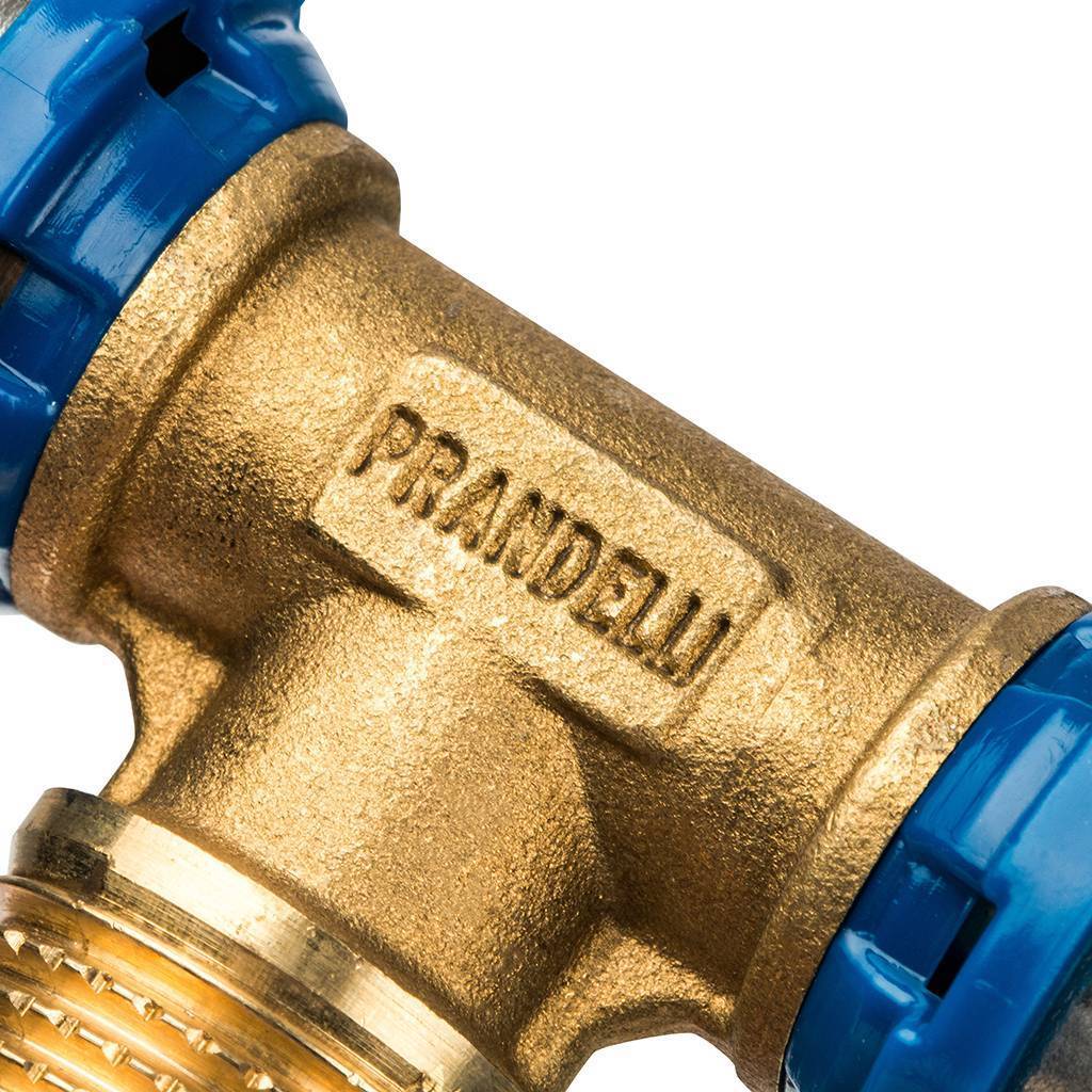 Тройник Prandelli Multyrama (наруж. резьба, 20х2,0x1/2 профиль H, TH, U), 509.07.52.0