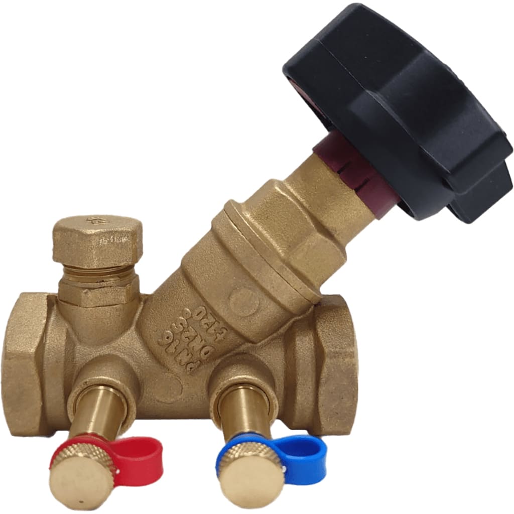 Клапан балансировочный STAD.BY-1-25 DN25 PN16 ручной с дренажем, BY-52851625