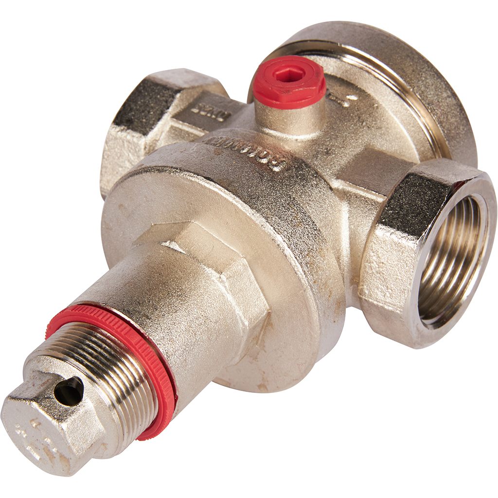 Редуктор давления ROMMER PN25 вн/вн 1  с выходом под манометр