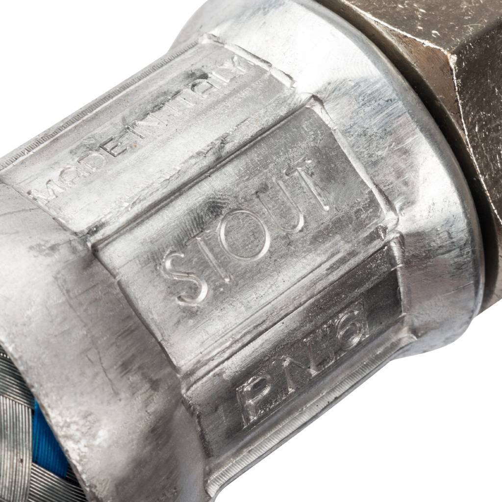 Гибкая подводка для воды STOUT ВР 1 1/4 х ВР 1 1/4, длина 800 мм, SHF-0156-323232