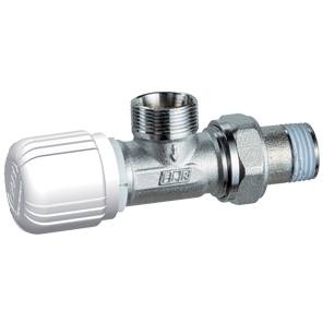 Угловой терморегулирующийся вентиль с горизонтальной буксой FAR (Loctite) М24х19 / 1/2, FT 1615 C12