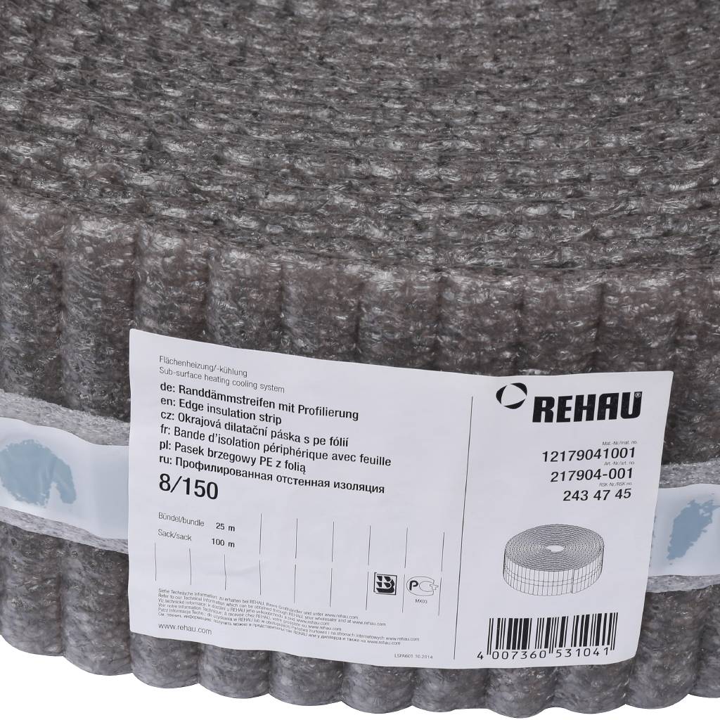 Профилированная отстенная изоляция РЕХАУ RAUTHERM S 8/150 мм, 12179041001
