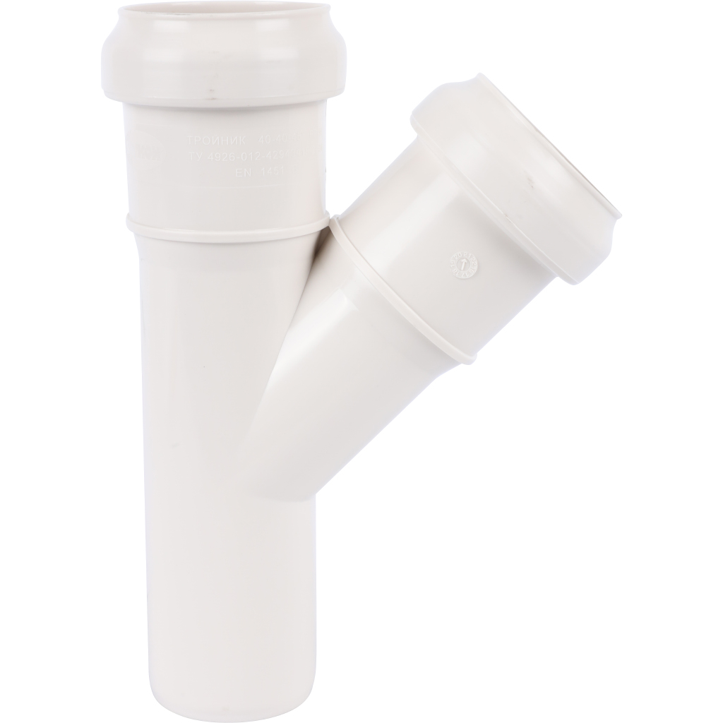 Тройник Sinikon КОМФОРТ ПЛЮС D040x040x45°, 508007.K