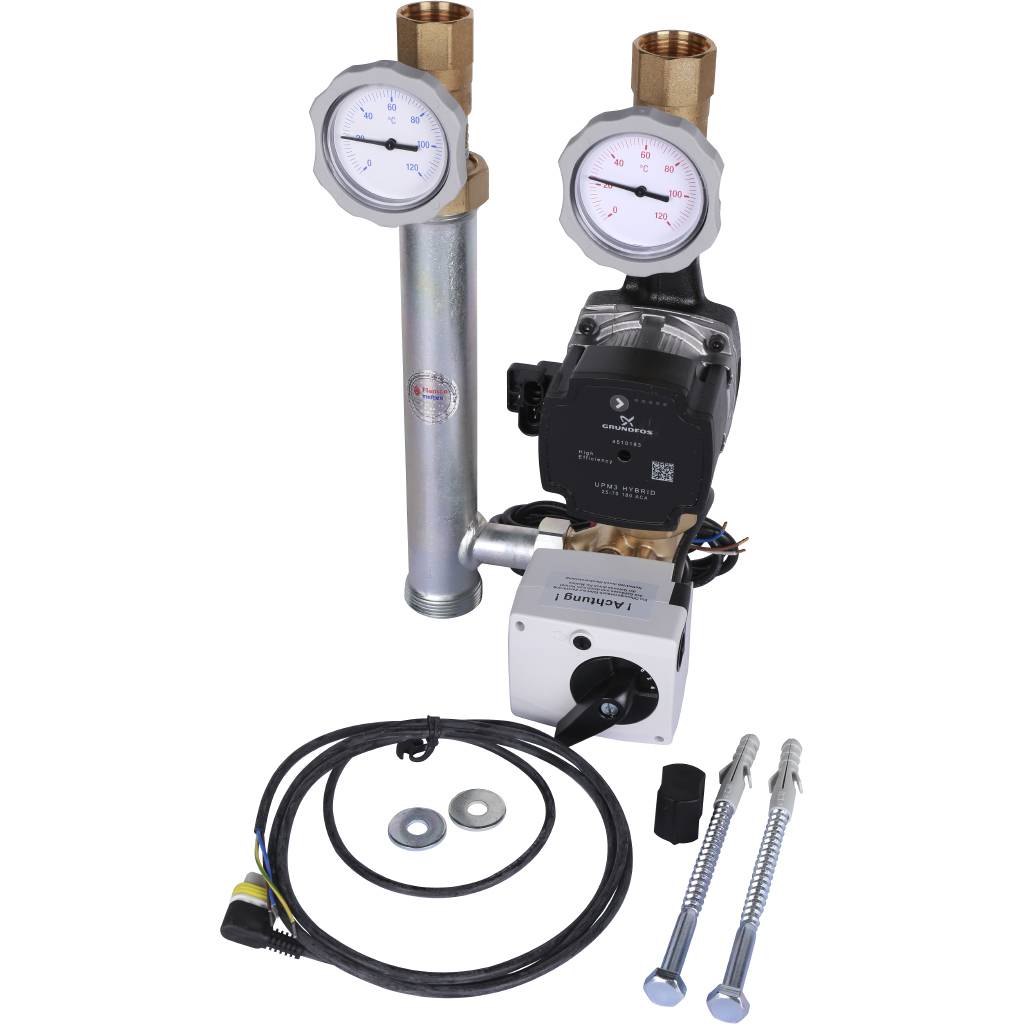 Насосная группа Meibes MK со смесителем 1 с насосом Wilo PARA SC 7.0, с сервоприводом 220В