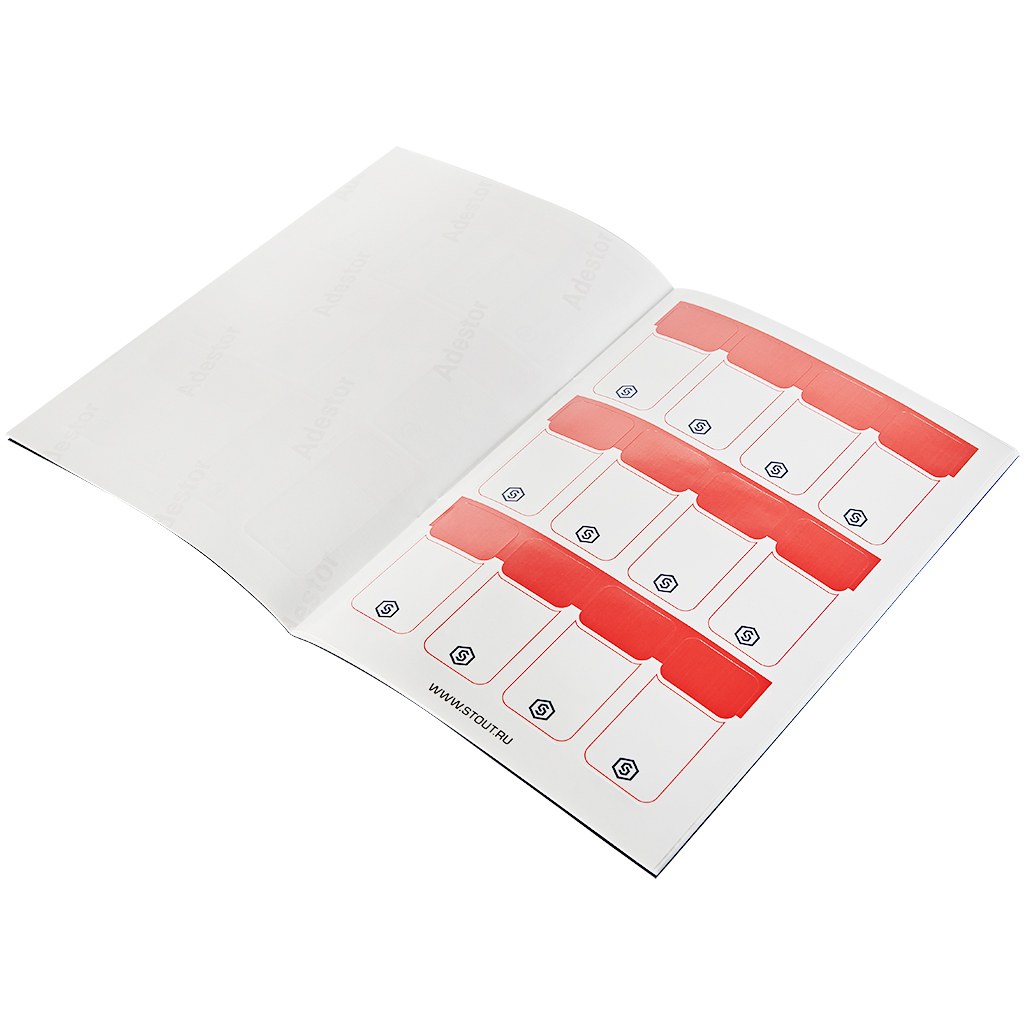 Комплект маркировочных наклеек STOUT ВОДОСНАБЖЕНИЕ, SFA-0038-300000