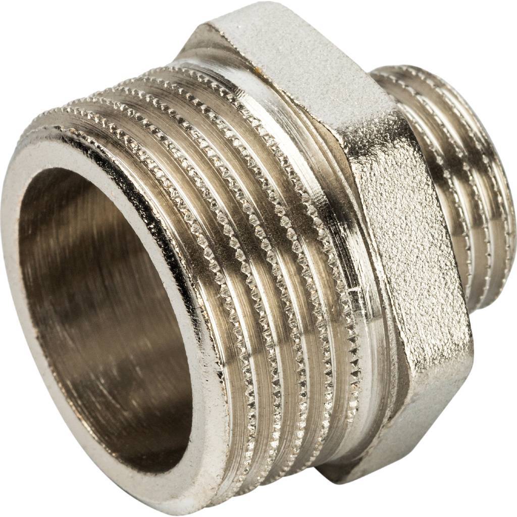 Ниппель НН STOUT переходной никелированный 1 X1/2, SFT-0004-000112