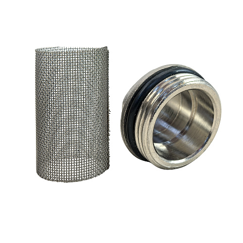 Фильтр, латунь, внутренняя/внутренняя резьба 3/4х45°, никель, RTP