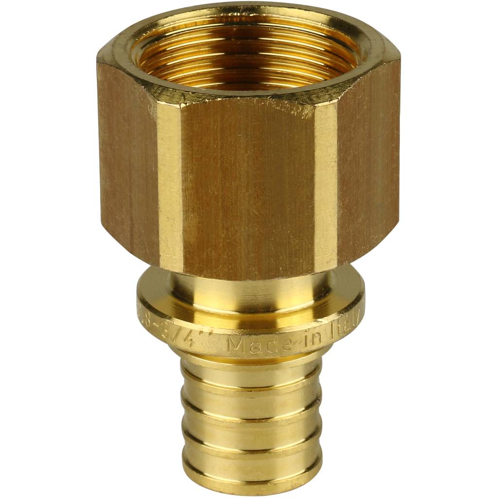 Переходник STOUT с внутренней резьбой 20xG 3/4 для труб из сшитого полиэтилена аксиальный