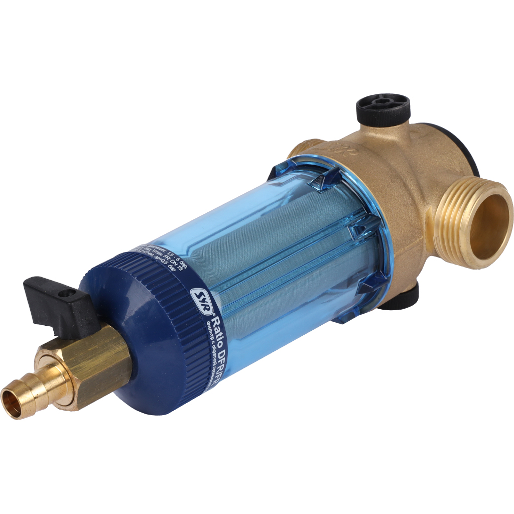 Фильтр с обратной промывкой SYR Ratio FR DN 20 для холодной воды, 5315.20.001