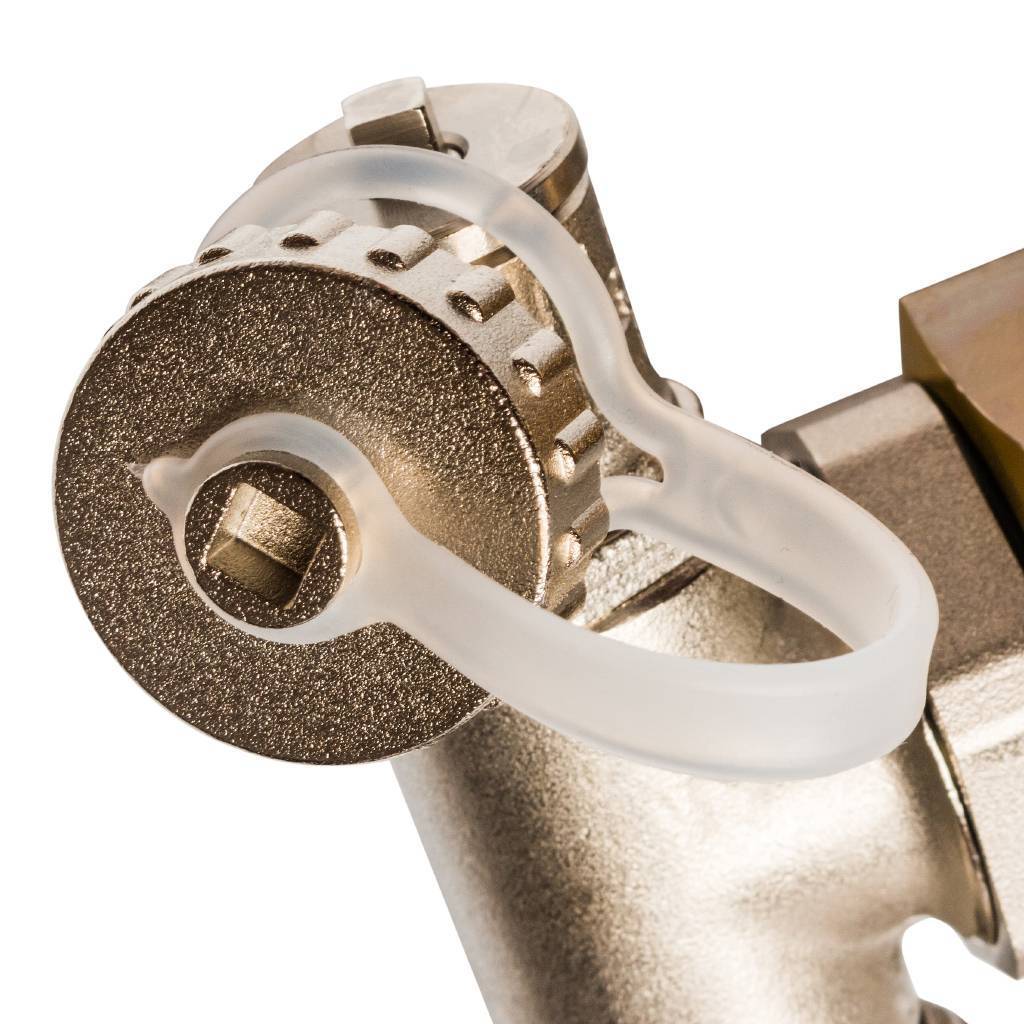 Распределительный коллектор из латуни с расходомерами STOUT 10 выходов