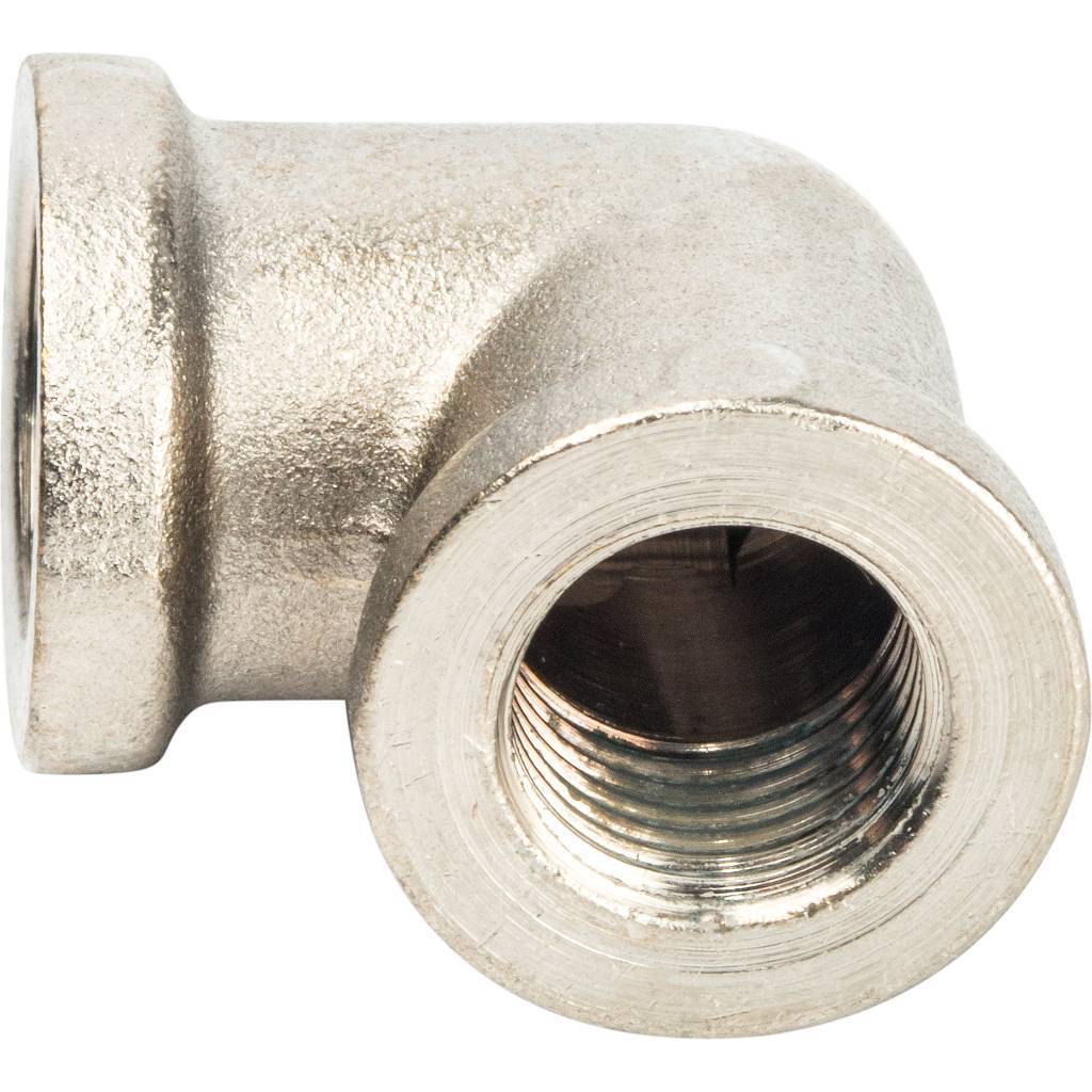 Угольник STOUT ВВ никелированный 1/4, SFT-0014-000014