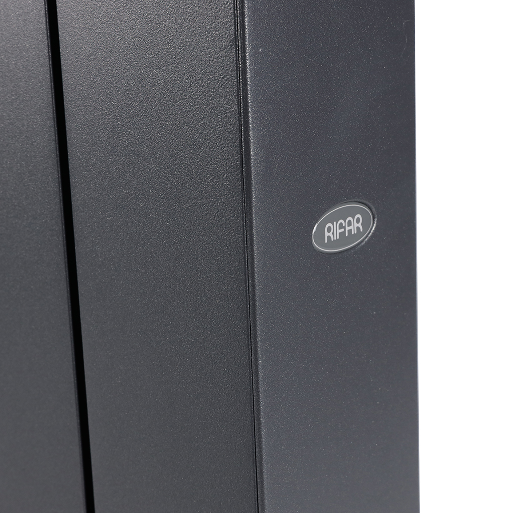 Радиатор биметаллический RIFAR SUPReMO VENTIL 500 SVR 10 секций нижнее правое подключение (Цвет ТИТАН), 4RS50.VR-10-TI