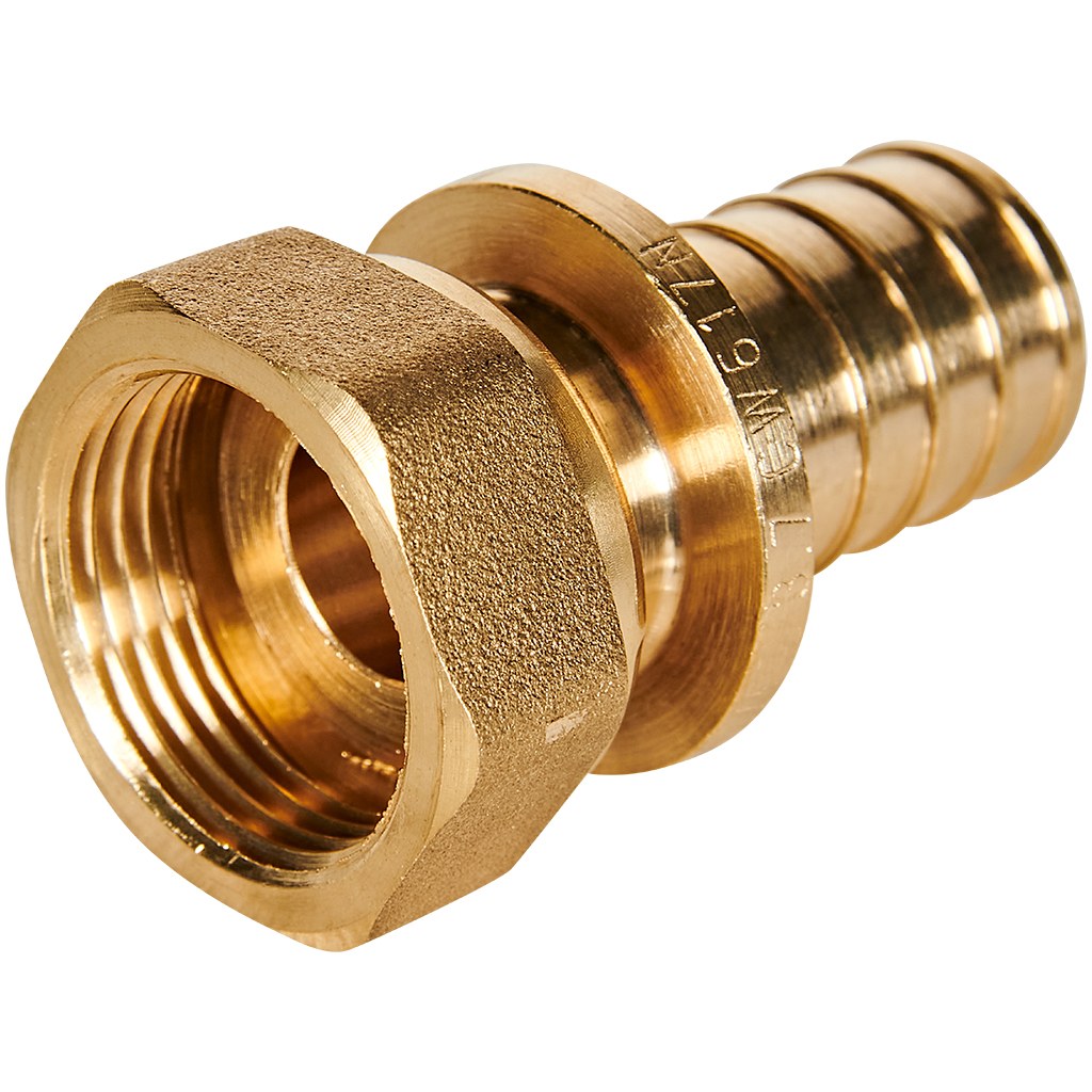 Переходник с накидной гайкой ROMMER 25xG 3/4 для труб из сшитого полиэтилена аксиальный