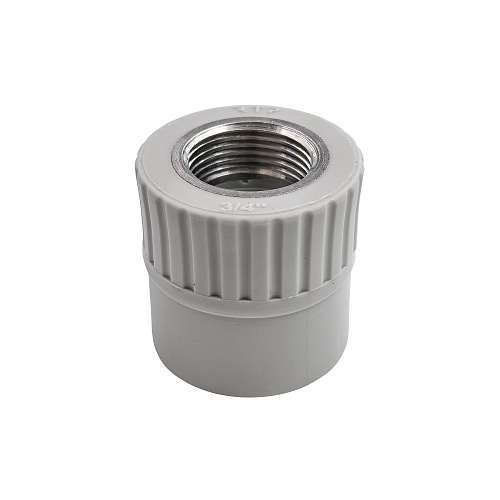 Муфта комбинированная PPR внутренняя резьба 32х 3/4,  серый, РТП