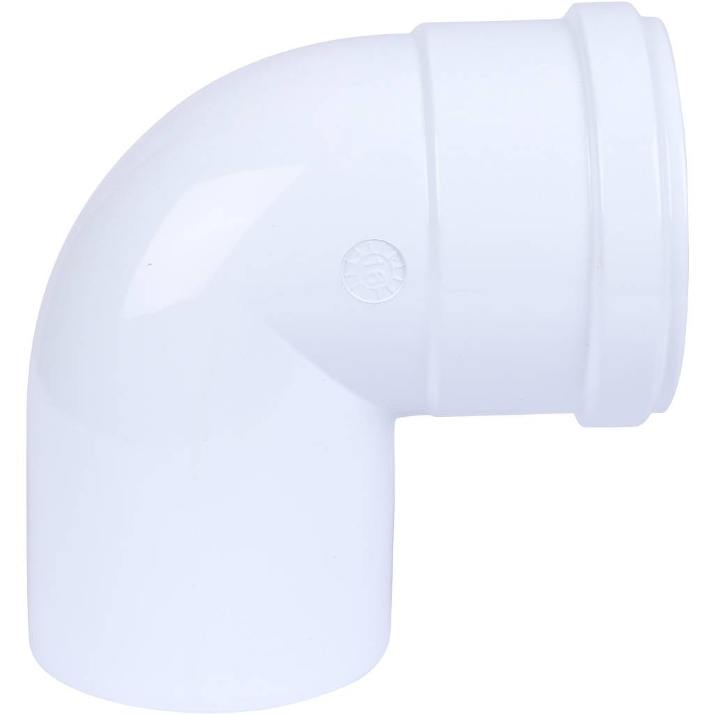 Отвод Vaillant 90 DN 80 белый, 300818