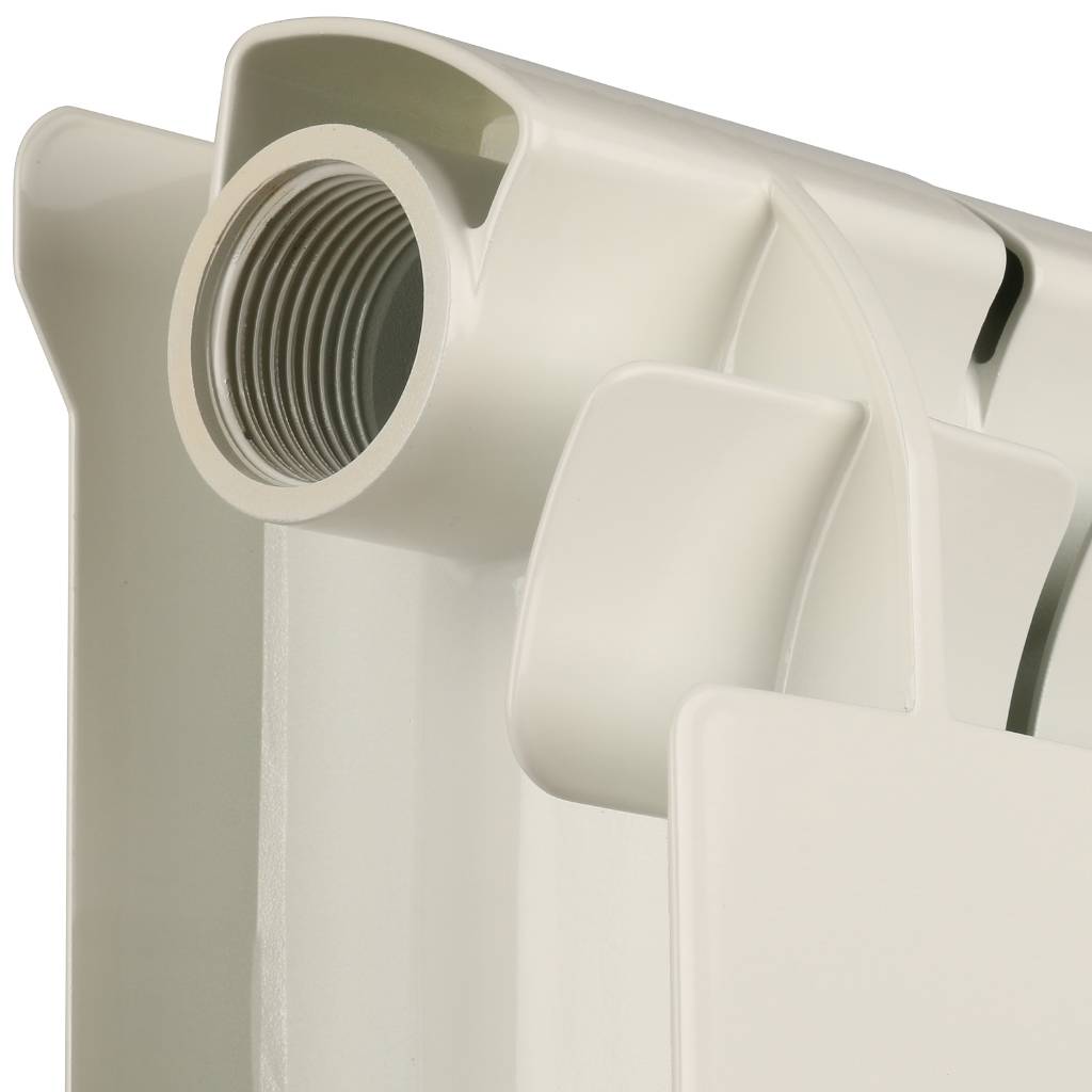 Радиатор алюминиевый Global VOX EXTRA 500 8 секций боковое подключение (белый RAL 9010), 83545