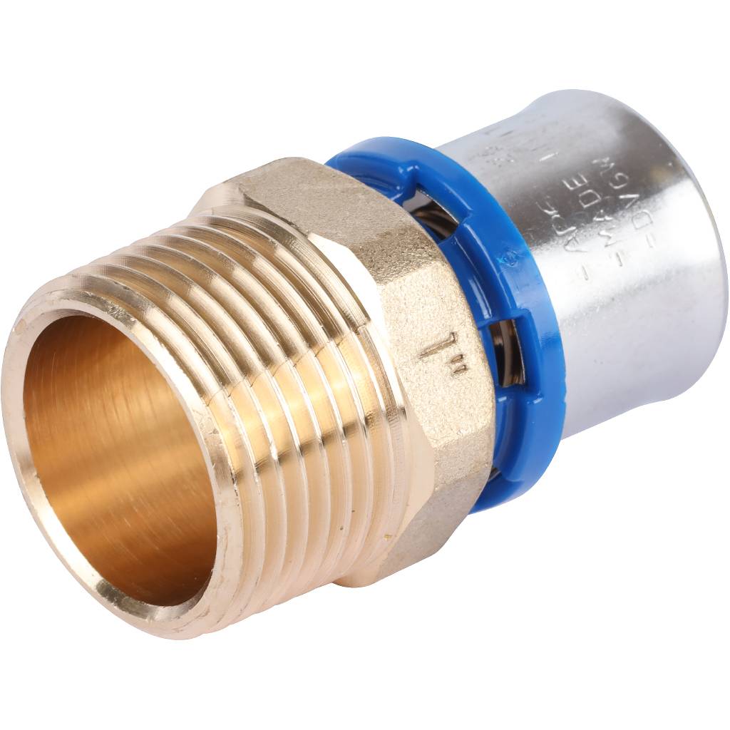 Переходник APE с наружной резьбой 1 х26 для металлопластиковых труб прессовой, ARL1010300