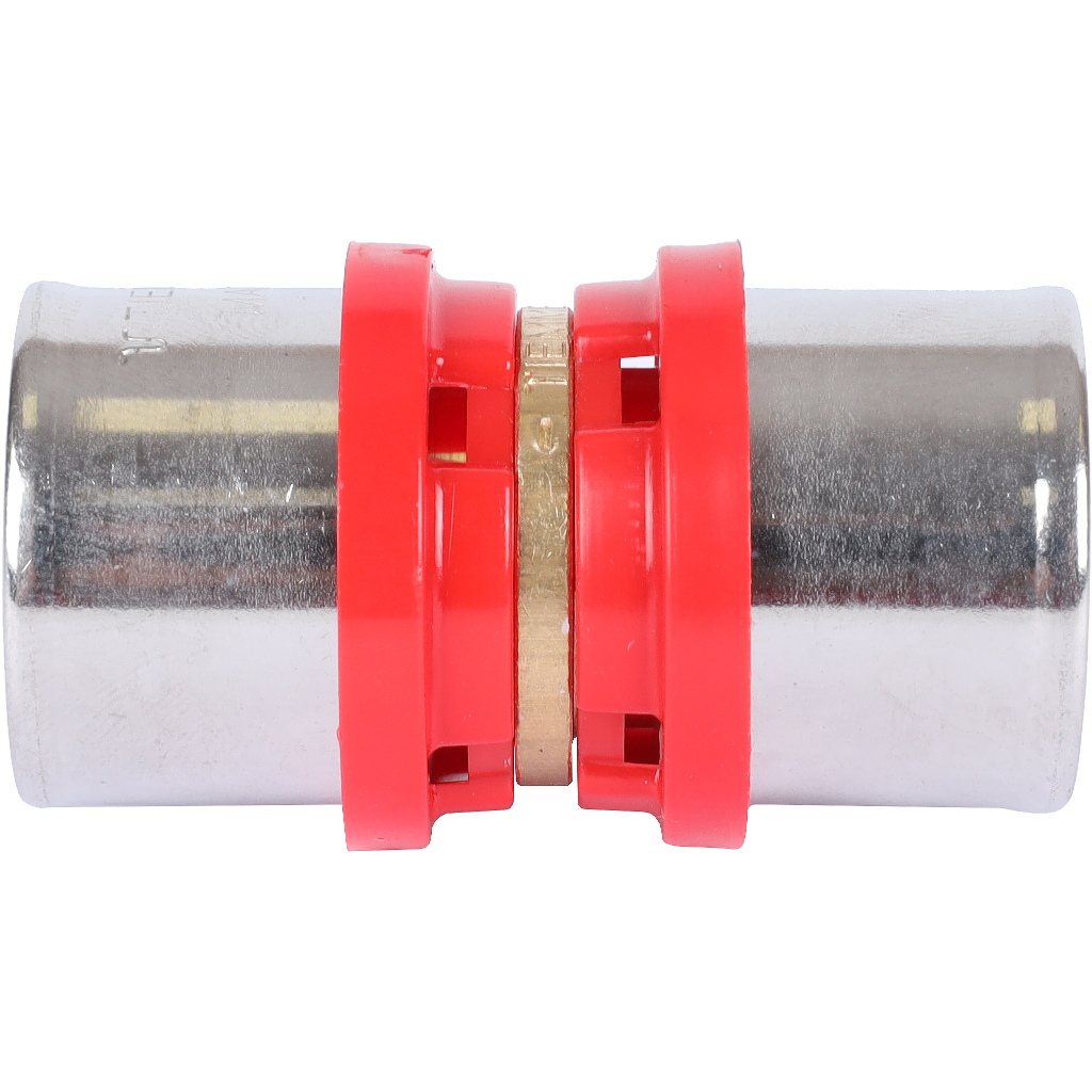 Муфта TIEMME 26x26 для металлопластиковых труб прессовой, 1650037