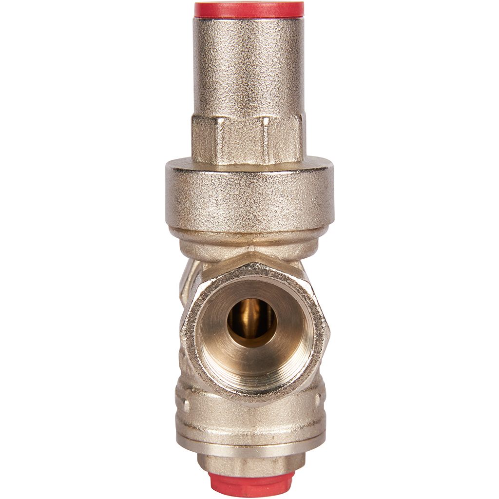 Редуктор давления ROMMER PN16 вн/вн 1/2  с выходом под манометр, RVS-0010-000015