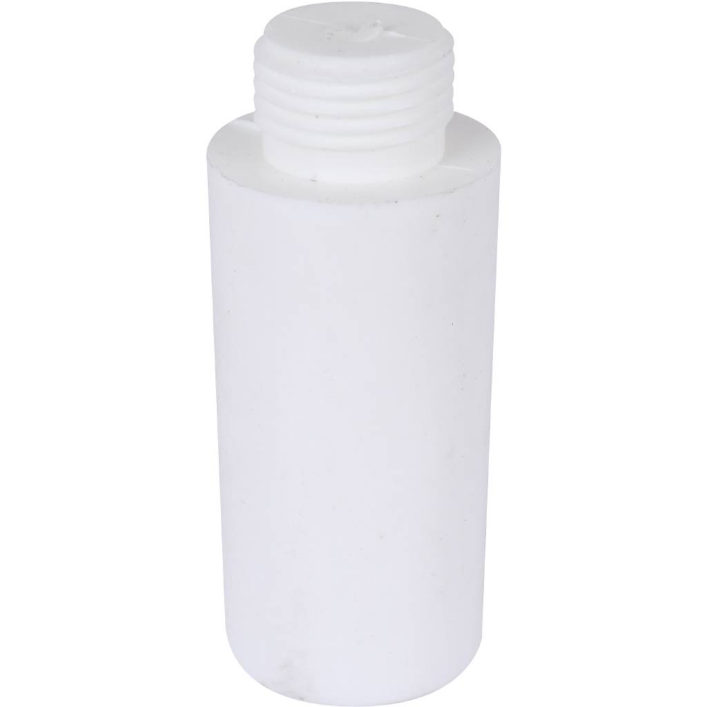 Заглушка Kalde d=20 удлиненная с резьбой для полипропиленовых труб под сварку (цвет белый), 3292-stu-200000