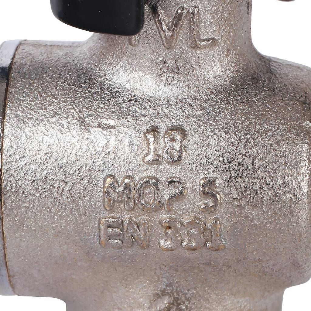 Кран шаровой STOUT с накидной гайкой угловой, НР/накидная гайка, ручка бабочка 1/2x1/2, SVB-0010-000015