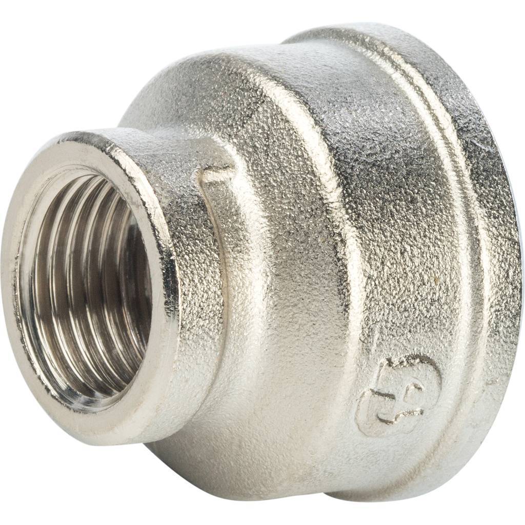 Муфта STOUT ВВ переходная никелированная 1 X1/2, SFT-0006-000112