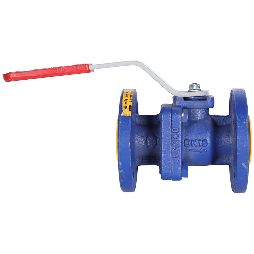 Кран шаровой ZETKAMA 565A Ду15 Ру16 фланцевый, 565A015C09