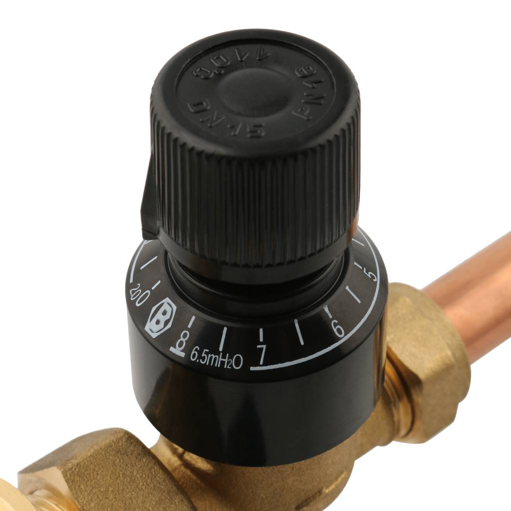 Насосно-смесительный узел STOUT с термостатическим клапаном и байпасом, без насоса, *SDG-0020-002000