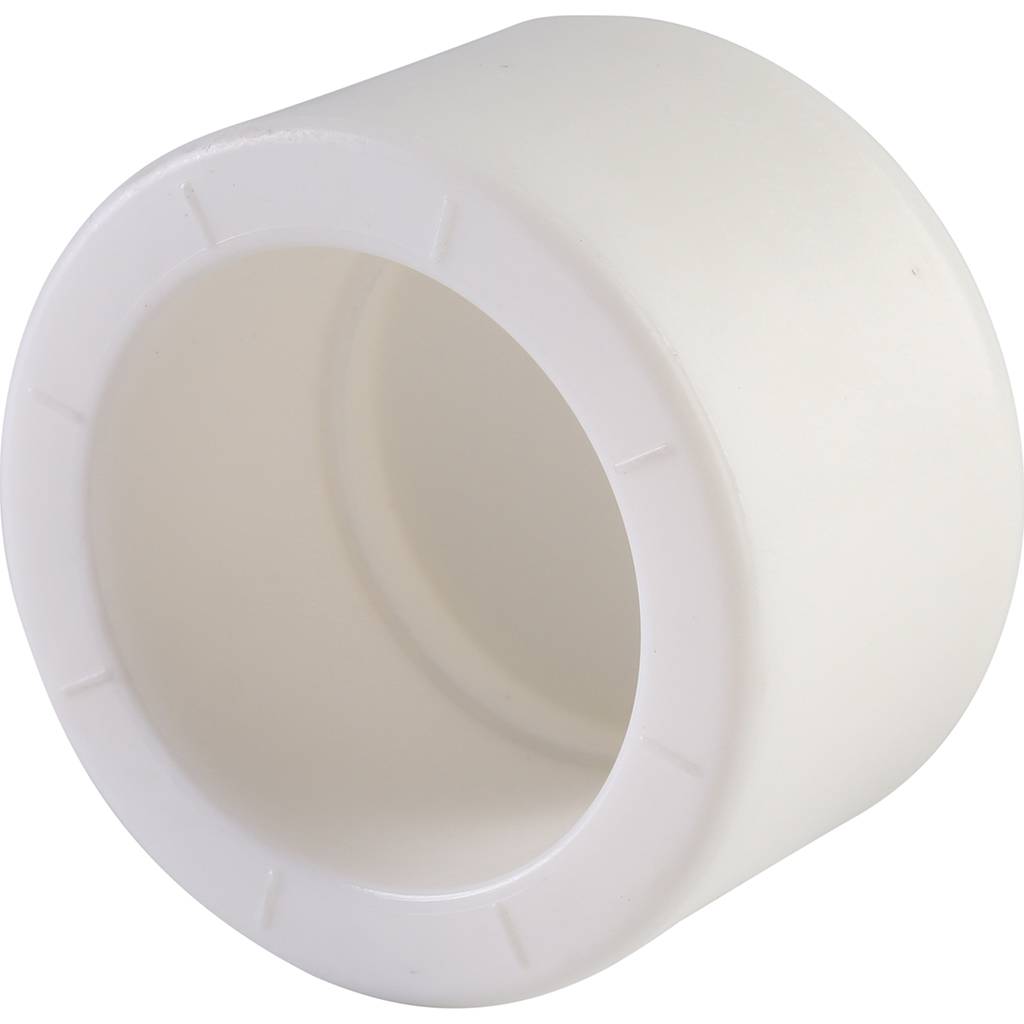 Заглушка Политэк d=32 для полипропиленовых труб под сварку (цвет белый), 9000001032