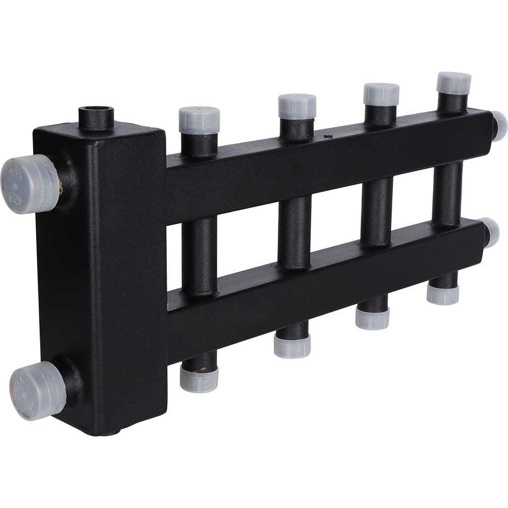 ROMMER RDG-0060-024025 ROMMER Коллектор (дублер компакт) с гидроразделителем на 2+2+1 контура  до 60 кВт