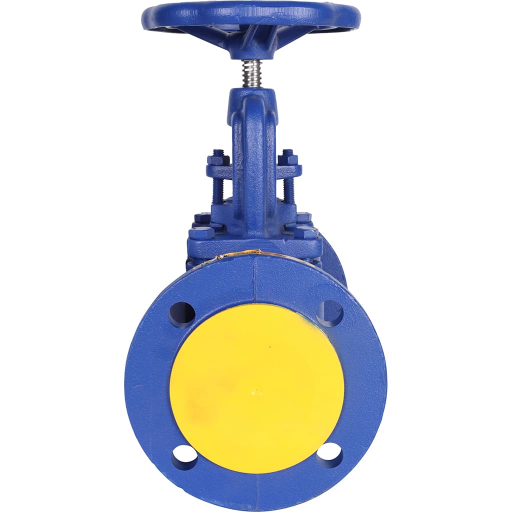 Клапан запорный ZETKAMA 215A Ду65 Ру16 фланцевый из чугуна, 215A065C01