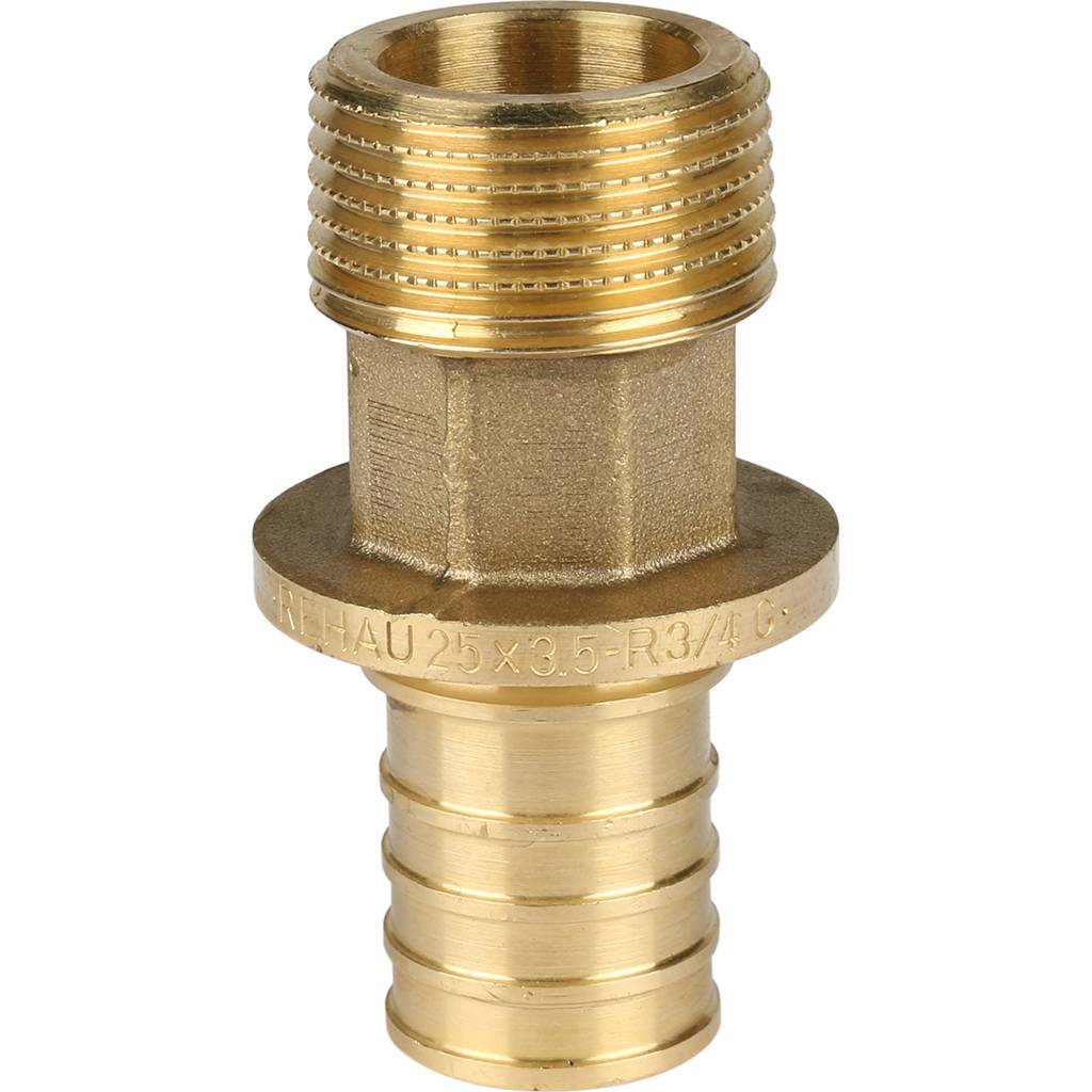 Переходник РЕХАУ RAUTITAN с наружной резьбой 25-R 3/4 RX+ для труб из сшитого полиэтилена
