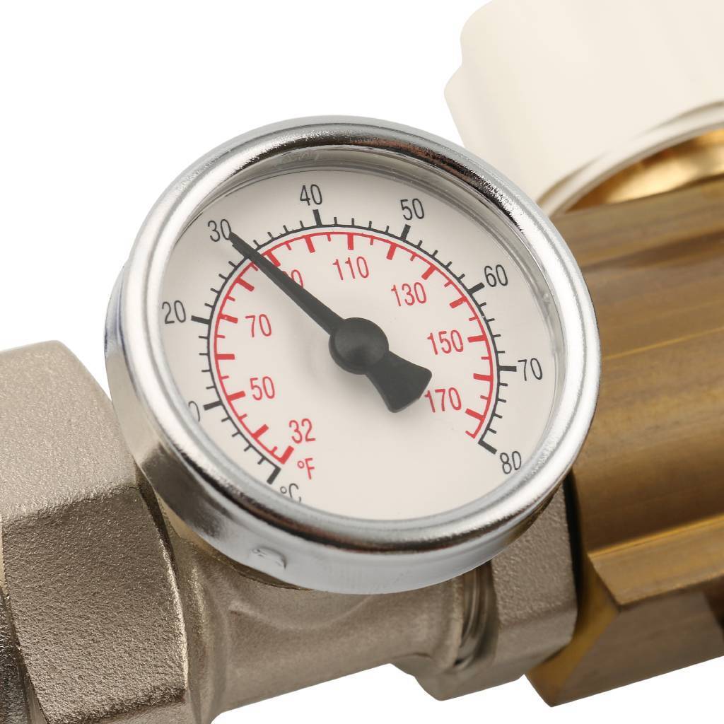 Распределительный коллектор из латуни с расходомерами STOUT 8 выходов, SMB 0473 000008