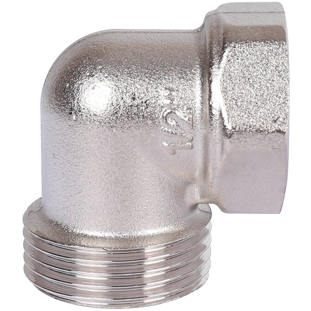 Разъемное угловое соединение STOUT американка ВН, никелированное 1/2, SFT-0059-000012