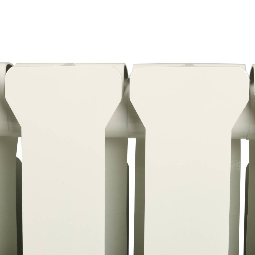 Радиатор алюминиевый STOUT Bravo 500 8 секций боковое подключение RAL9010, SRA-0110-050008