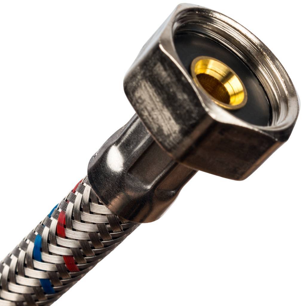 Гибкая подводка для воды STOUT НР 3/8 х ВР 1/2, длина 600 мм, SHF-0067-081015