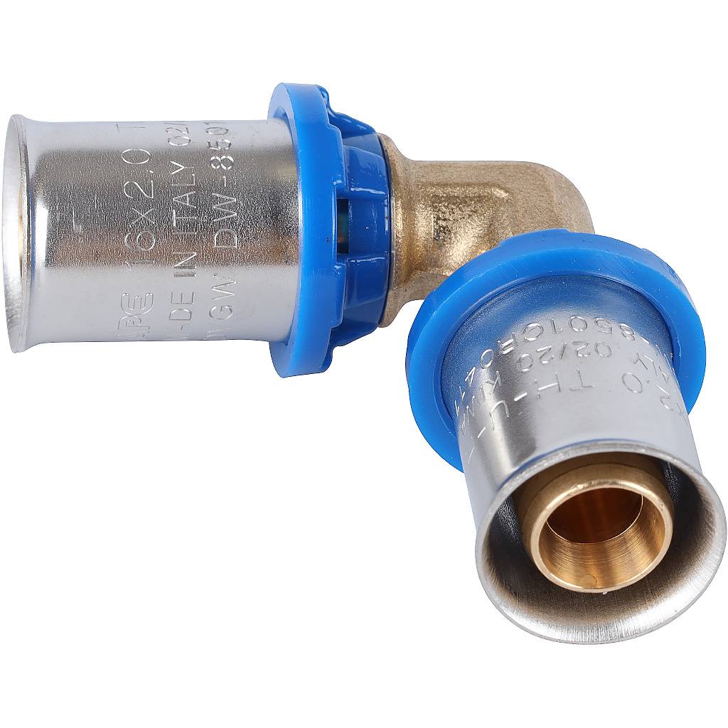 APE Угольник APE 90° 16х16 для металлопластиковых труб прессовой, ARL3200110