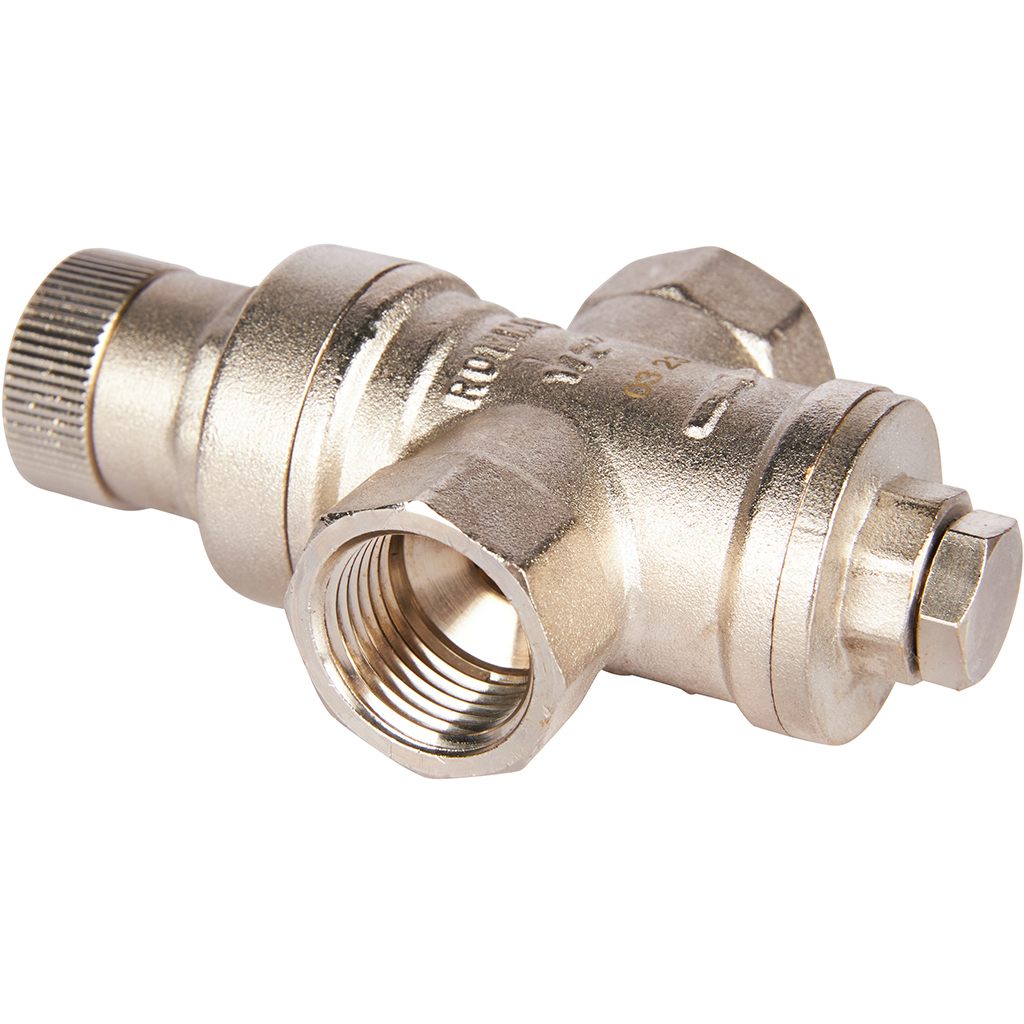 Редуктор давления ROMMER PN16 вн/вн 1/2  без подключения манометра, RVS-0009-000015