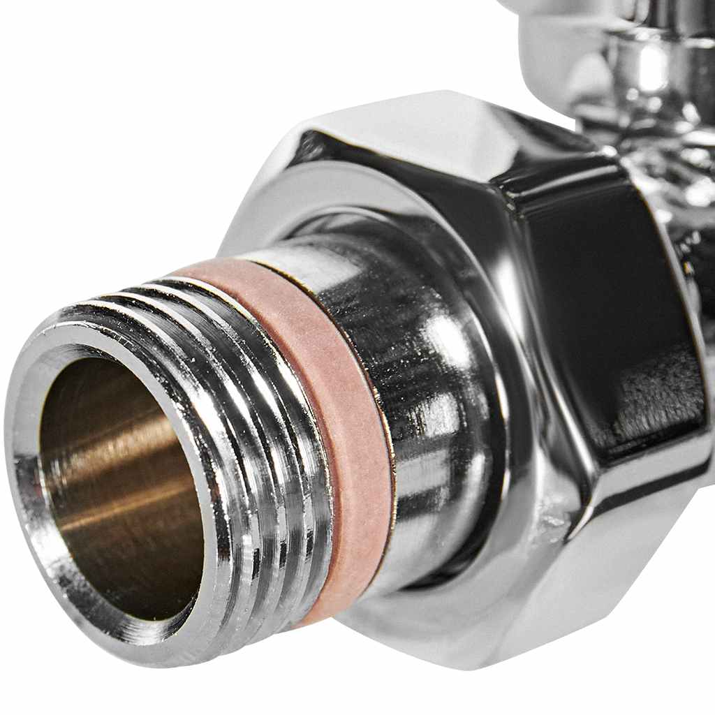 Клапан запорно-балансировочный STOUT Design хром, прямой 1/2, SVLD-0001-000015C