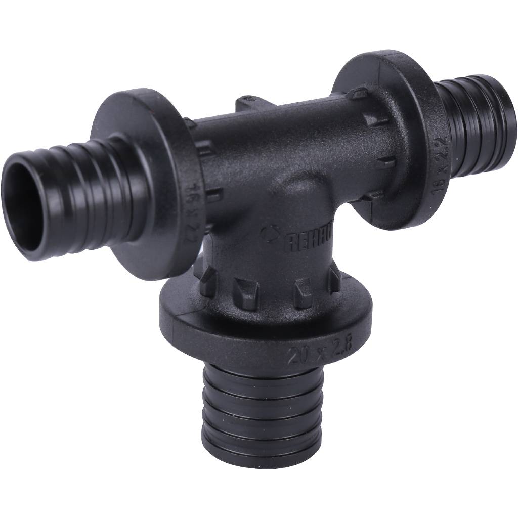 Тройник РЕХАУ RAUTITAN с увеличенным боковым проходом 16-20-16 PX, 11601011001