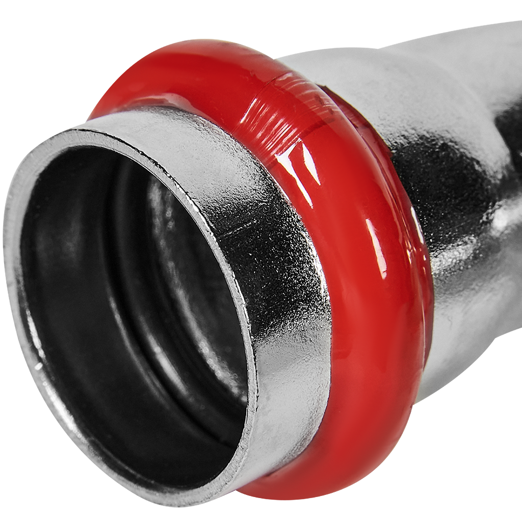 Угольник ROMMER однораструбный 90°-НПр, 22, из нержавеющей стали прессовой