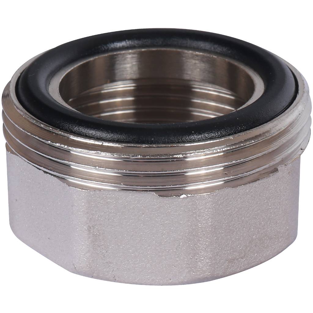 Муфта разъемная с внутренней резьбой Политэк 32х1 1/4 для полипропиленовых труб под сварку (цвет белый)