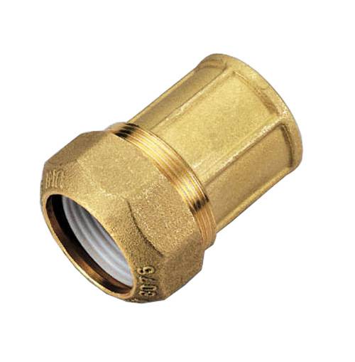 Муфта TIEMME с внутренней резьбой 25х3/4 для труб ПНД винтовой, 3400010