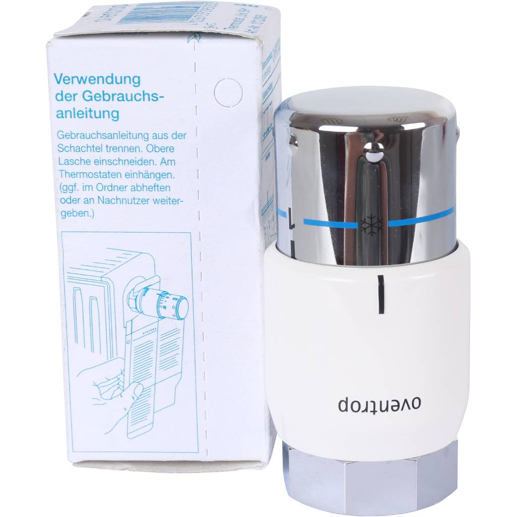 Головка термостатическая OVENTROP Uni SH белая/хромированная, 1012065