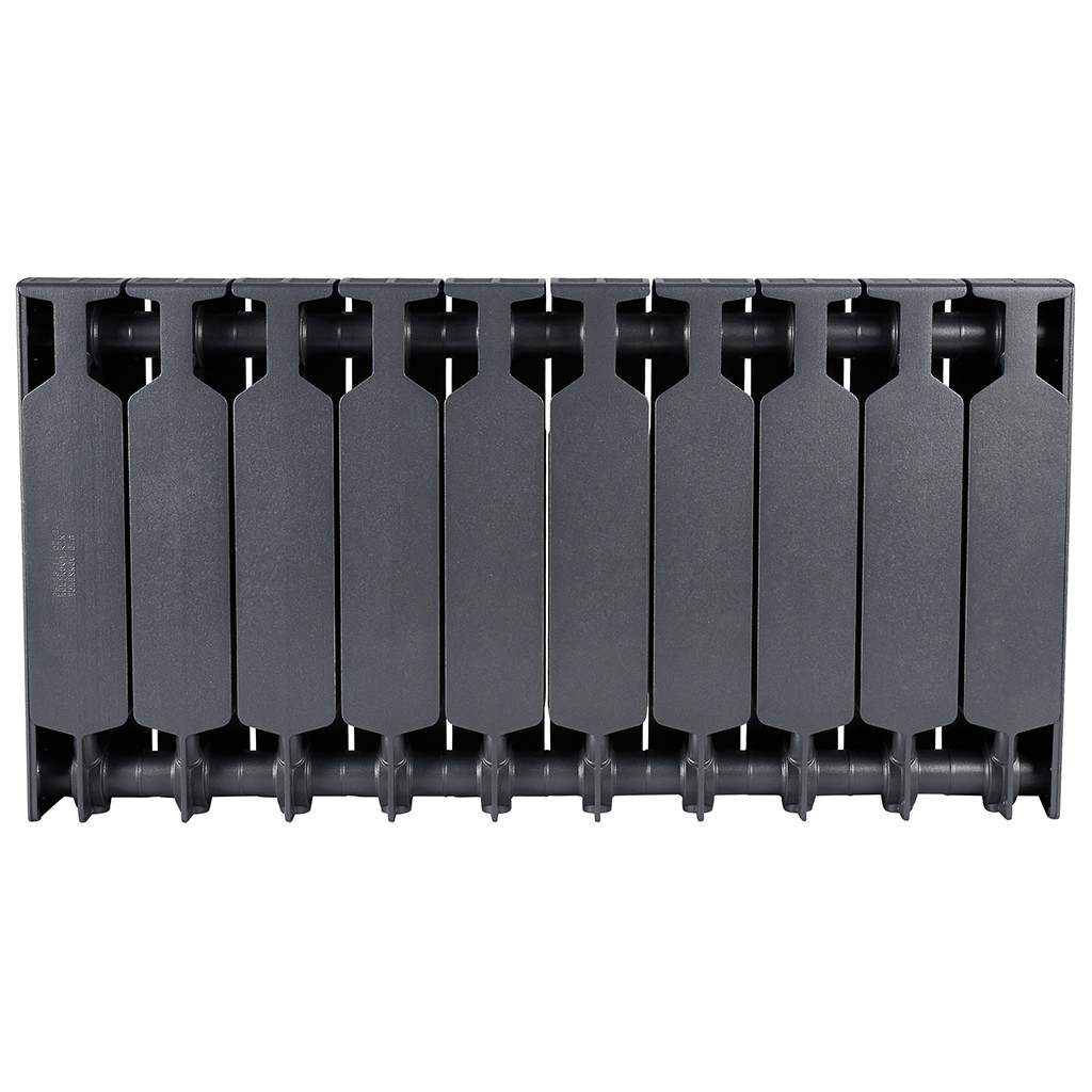 Радиатор биметаллический RIFAR SUPReMO 350 10 секций боковое подключение (ТИТАН), 4RS35-10-TI