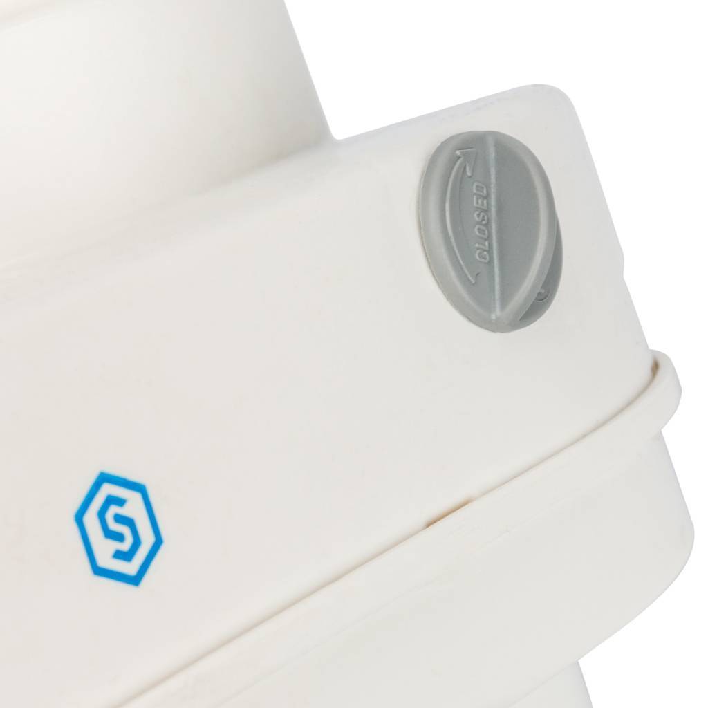 Элемент дымохода STOUT DN80/80 адаптер для подкл. разд. труб (совместимый  Bosch (фланец ) PP-Ryton, SCA-8080-240002