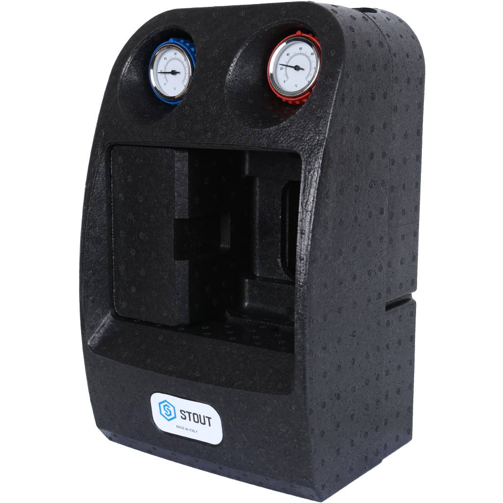 Насосная группа STOUT SDG-0038 с теплообменником 34 пластины, без насоса в теплоизоляции, SDG-0038-342501